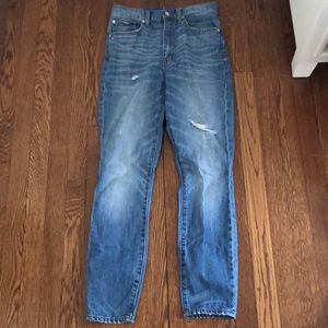 Madewell Lightly Washed Skinny Jeans (High Rise)